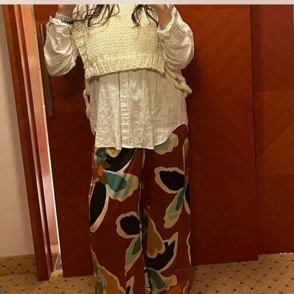 Anthropologie Women's White and Cream Gilet - Picture 2 of 5